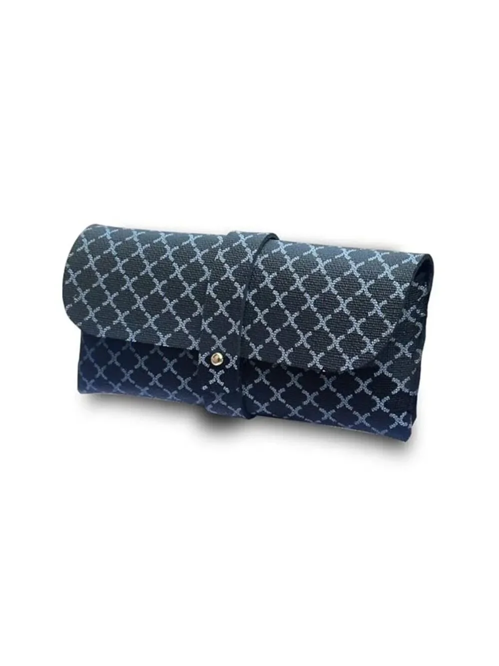 Fashion Glasses Bag Travel Case Unisex Black and Blue